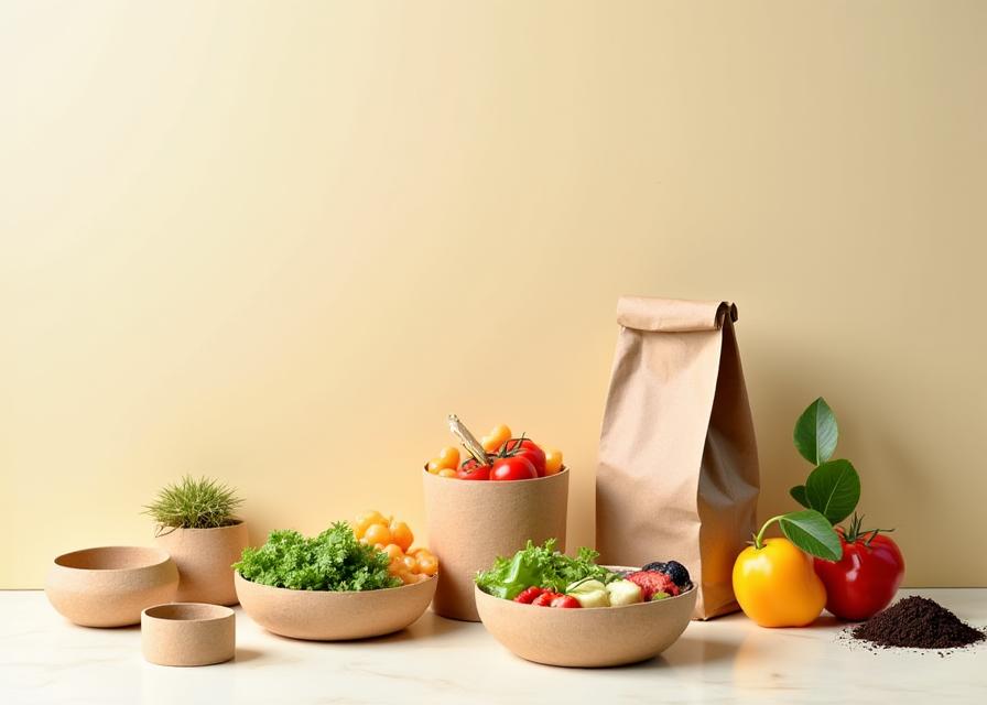 Emballages compostables et options zéro déchet